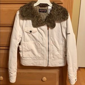 Jansport corduroy jacket (winter white)
